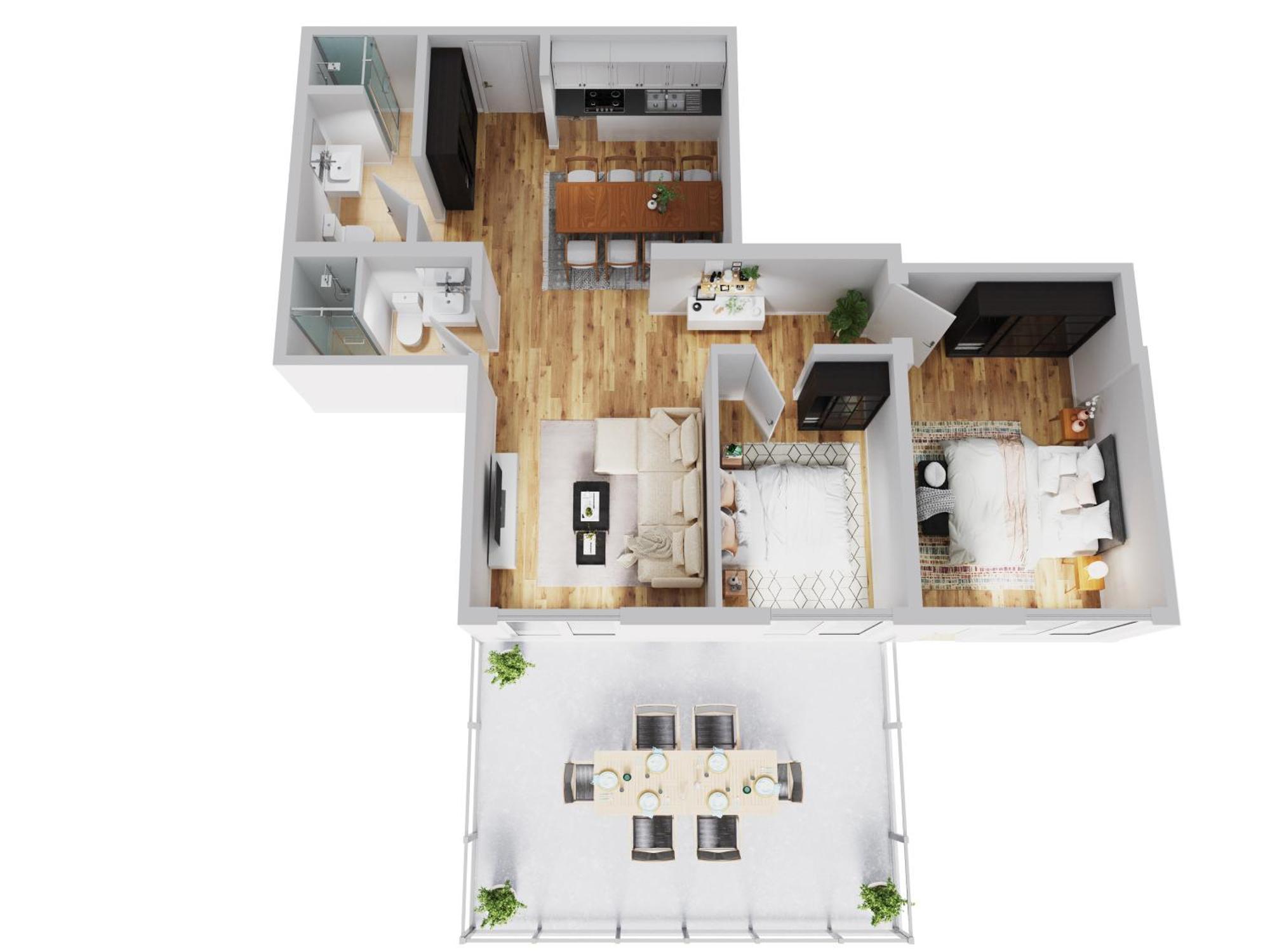 Apartment Smart Haus Diamant 701